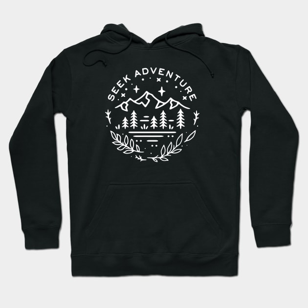 Seek Adventure Hoodie by Geekology